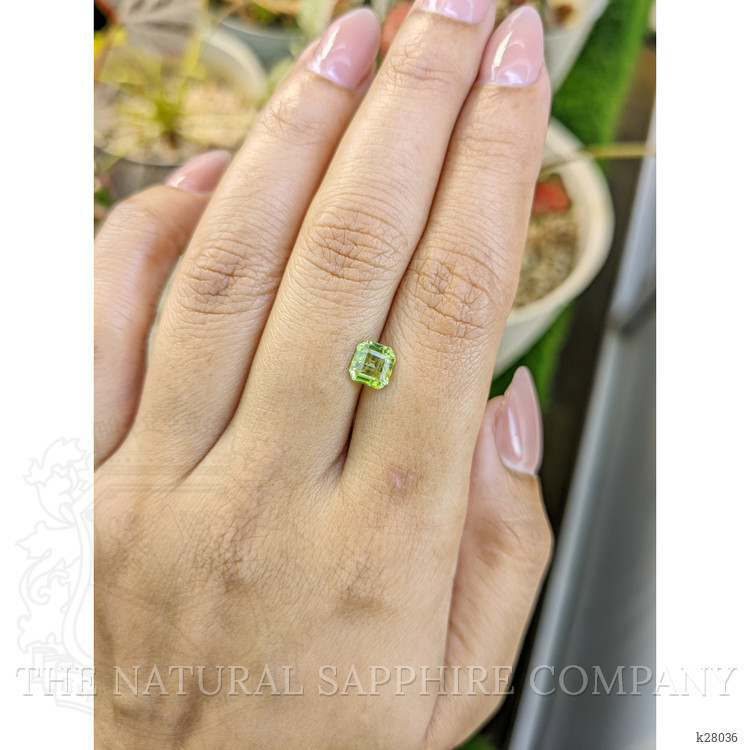 0.96 Ct. Yellowish Green Peridot from Pakistan