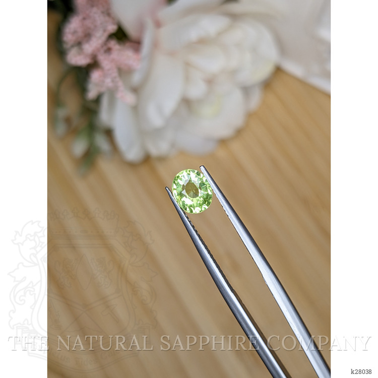 1.17 Ct. Green (Lime Green) Peridot from Pakistan