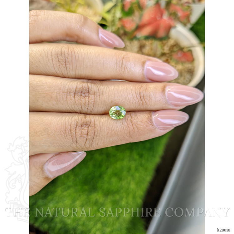 1.17 Ct. Green (Lime Green) Peridot from Pakistan