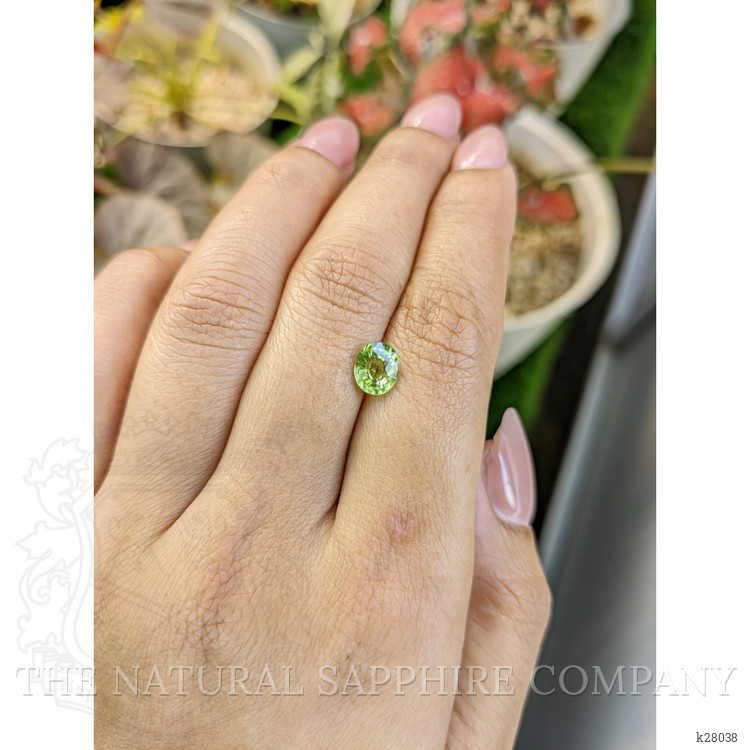 1.17 Ct. Green (Lime Green) Peridot from Pakistan
