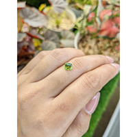 0.97 Ct. Yellowish Green Peridot from Pakistan Life Style