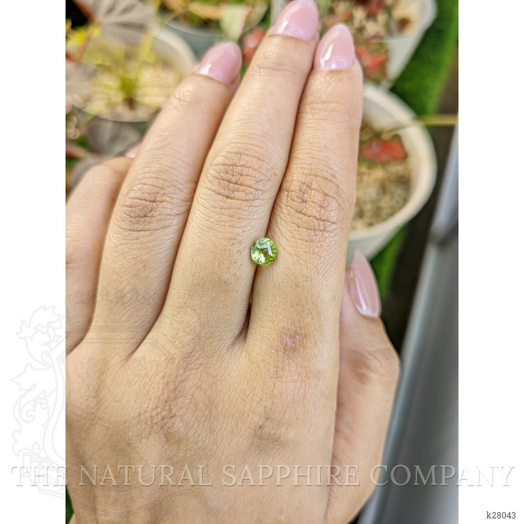 0.64 Ct. Yellowish Green Peridot from Pakistan
