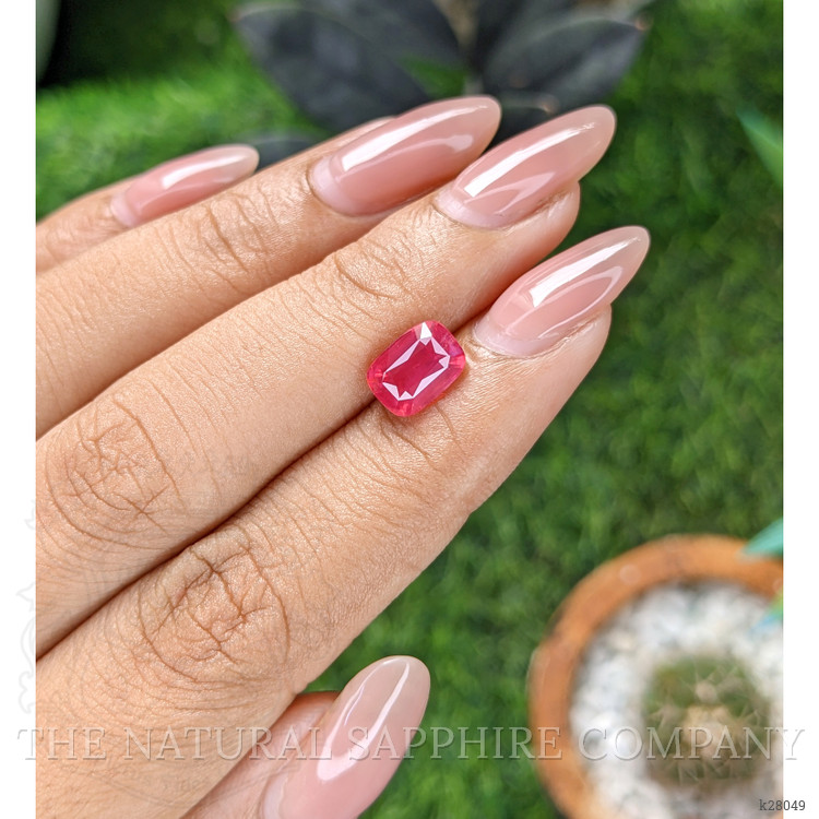2.45 Ct. Reddish Pink Spinel from Tanzania
