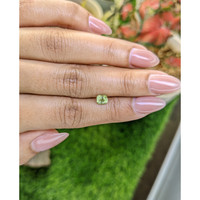 0.65 Ct. Yellowish Green Peridot from Pakistan Life Style