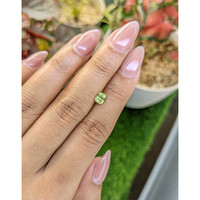 0.65 Ct. Yellowish Green Peridot from Pakistan Life Style