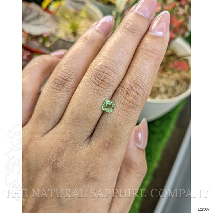 0.68 Ct. Green (Lime Green) Peridot from Pakistan