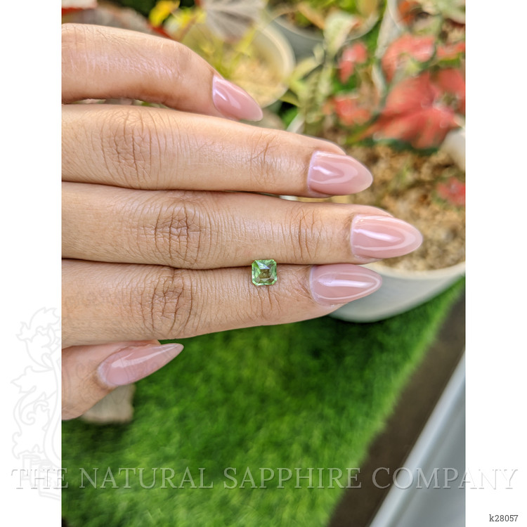 0.68 Ct. Green (Lime Green) Peridot from Pakistan