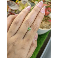 0.62 Ct. Green (Lime Green) Peridot from Pakistan Life Style