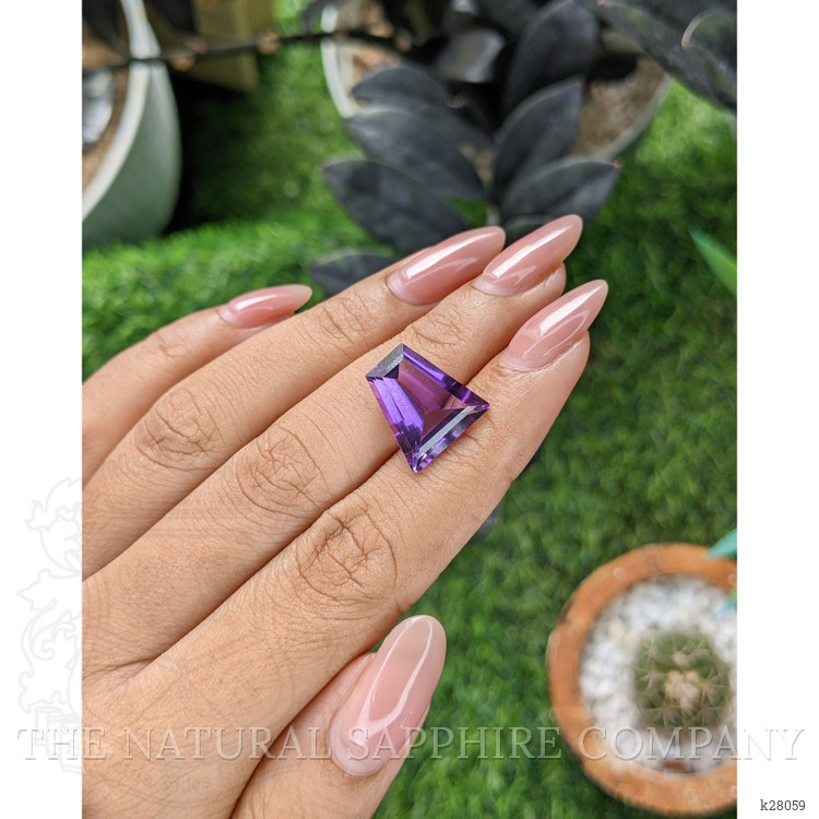 6.65 Ct. Purple Amethyst from Ceylon (Sri Lanka)