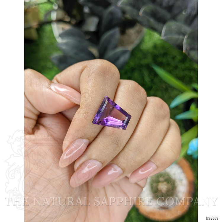 6.65 Ct. Purple Amethyst from Ceylon (Sri Lanka)