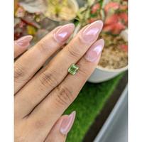 1.01 Ct. Yellowish Green Peridot from Pakistan Life Style