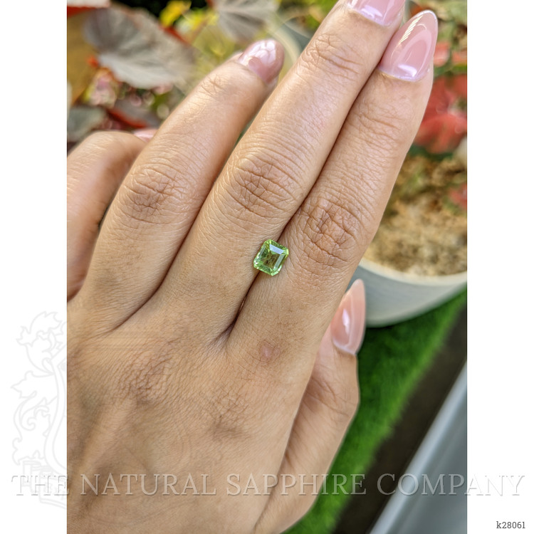 1.01 Ct. Yellowish Green Peridot from Pakistan