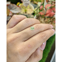 0.54 Ct. Yellowish Green Peridot from Pakistan Life Style