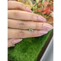 0.89 Ct. Yellowish Green Peridot from Pakistan Life Style