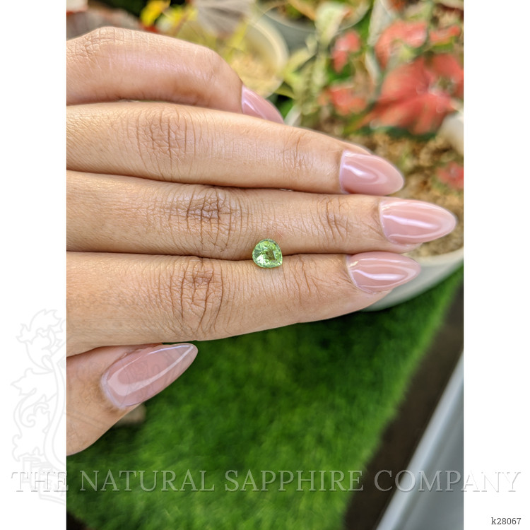 0.96 Ct. Green (Lime Green) Peridot from Pakistan