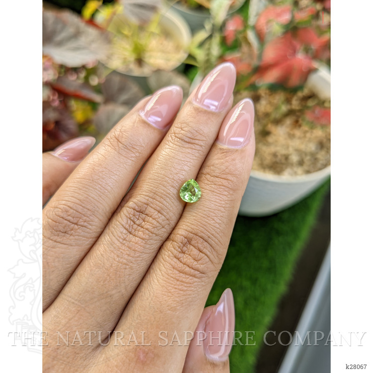 0.96 Ct. Green (Lime Green) Peridot from Pakistan