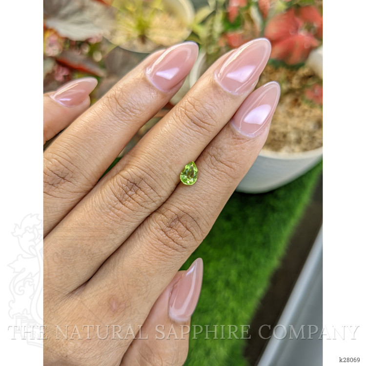 0.57 Ct. Yellowish Green Peridot from Pakistan