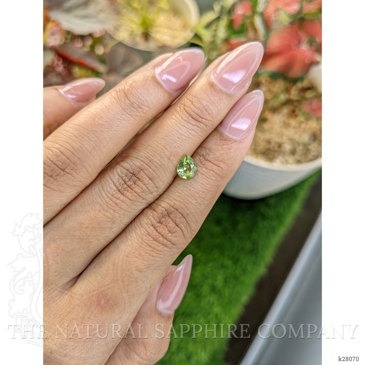 0.79 Ct. Yellowish Green Peridot from Pakistan