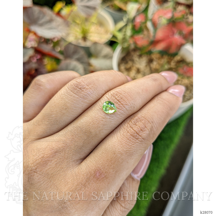 0.79 Ct. Yellowish Green Peridot from Pakistan
