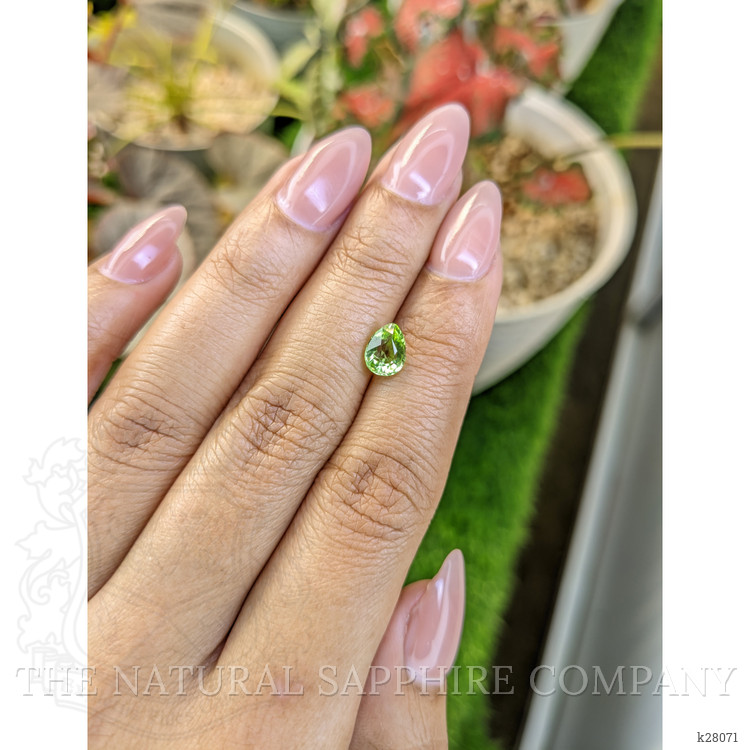 1.15 Ct. Yellowish Green Peridot from Pakistan