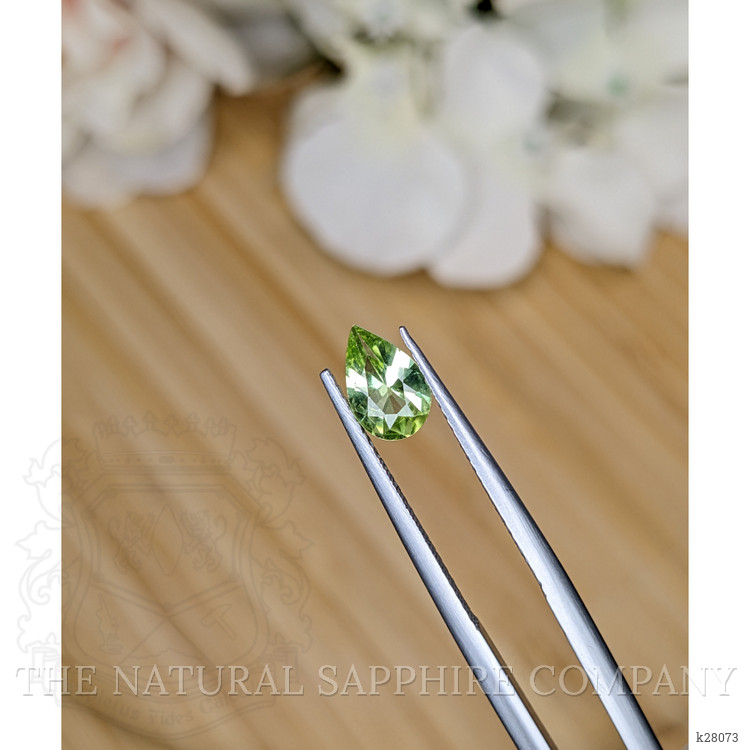 0.74 Ct. Green (Lime Green) Peridot from Pakistan