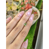 0.64 Ct. Yellowish Green Peridot from Pakistan Life Style