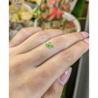 0.85 Ct. Yellowish Green Peridot from Pakistan Life Style