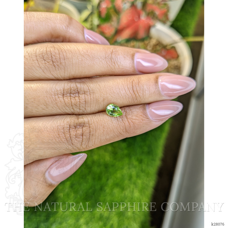 0.95 Ct. Yellowish Green Peridot from Pakistan