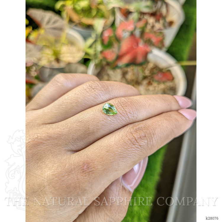 0.95 Ct. Yellowish Green Peridot from Pakistan