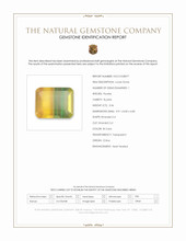 3.36 Ct. Bi Color Fluorite from China Scan Report