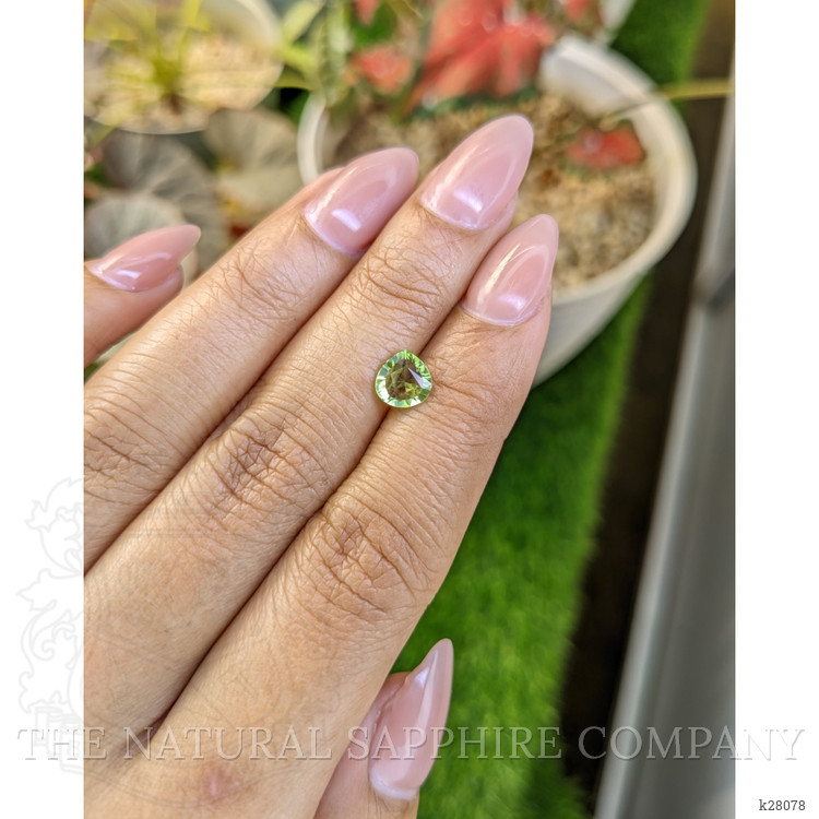 0.87 Ct. Yellowish Green Peridot from Pakistan
