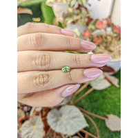 0.59 Ct. Green (Lime Green) Peridot from Pakistan Life Style