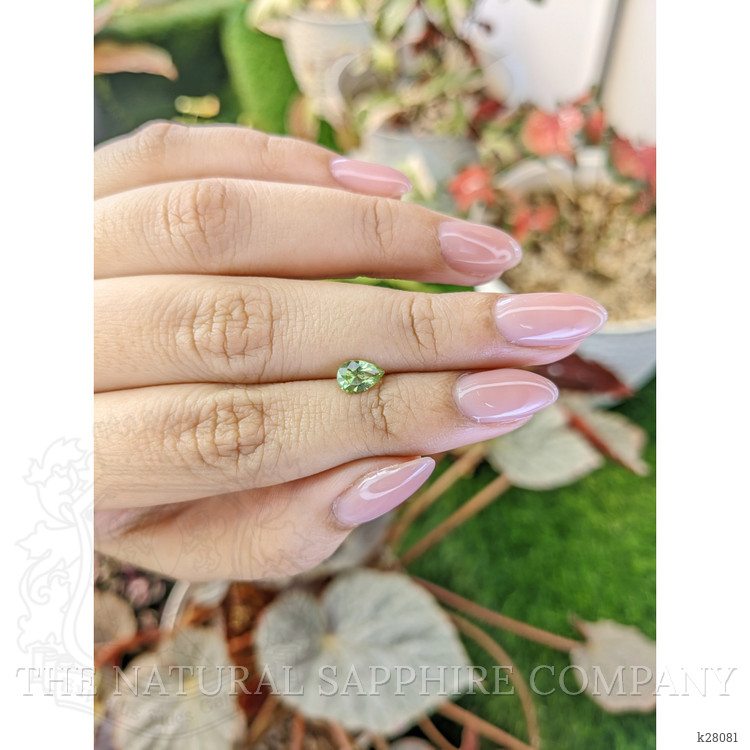 0.59 Ct. Green (Lime Green) Peridot from Pakistan