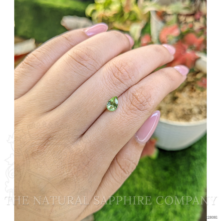 0.59 Ct. Green (Lime Green) Peridot from Pakistan