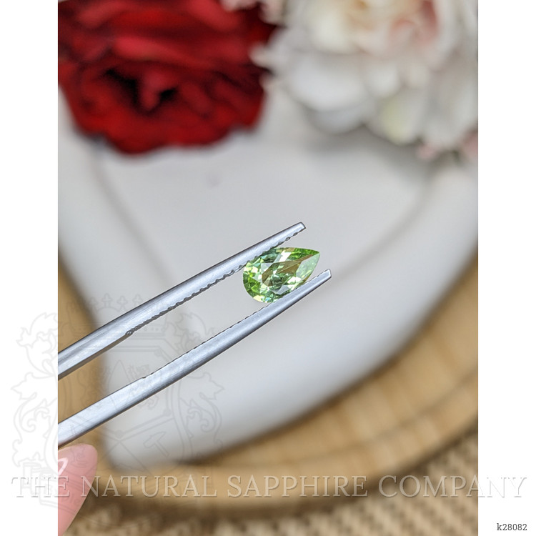 0.68 Ct. Green (Lime Green) Peridot from Pakistan