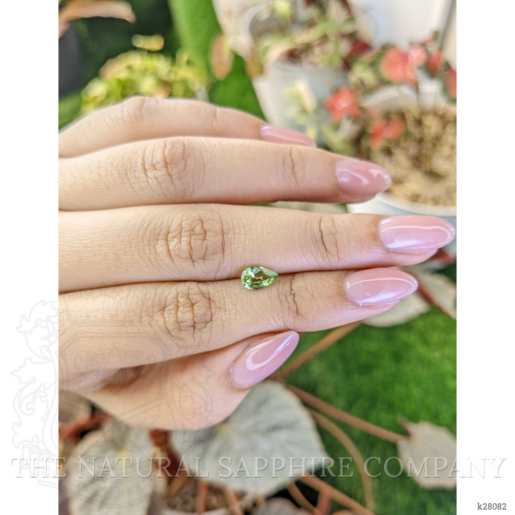 0.68 Ct. Green (Lime Green) Peridot from Pakistan