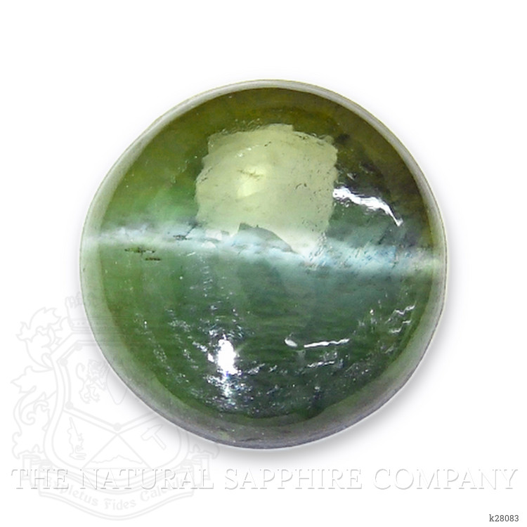 2.42 Ct. Green Cabochon Chrysoberyl from Ceylon (Sri Lanka)