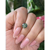 2.42 Ct. Green Cabochon Chrysoberyl from Ceylon (Sri Lanka) Life Style