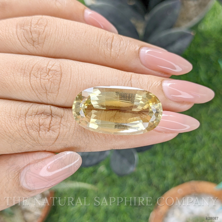 30.19 Ct. Yellow Citrine from Ceylon (Sri Lanka)