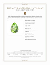 1.03 Ct. Green (Lime Green) Peridot from Pakistan Scan Report