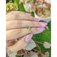 1.03 Ct. Green (Lime Green) Peridot from Pakistan Life Style