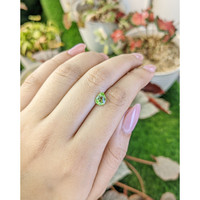 1.03 Ct. Green (Lime Green) Peridot from Pakistan Life Style