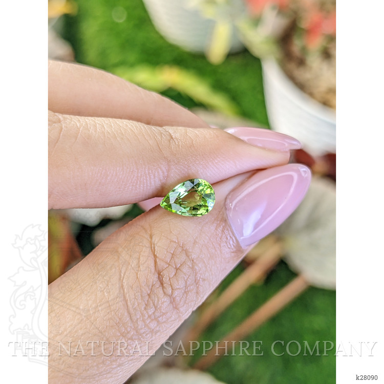 1.27 Ct. Green (Lime Green) Peridot from Pakistan