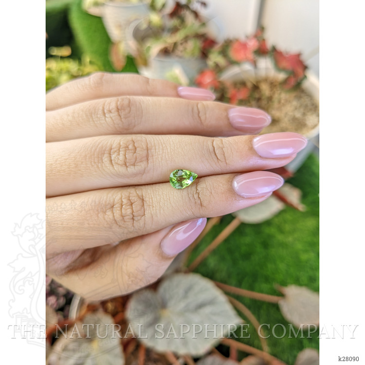 1.27 Ct. Green (Lime Green) Peridot from Pakistan