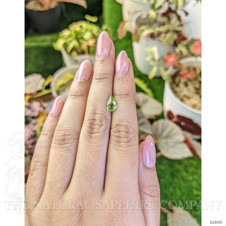 1.06 Ct. Green (Lime Green) Peridot from Pakistan