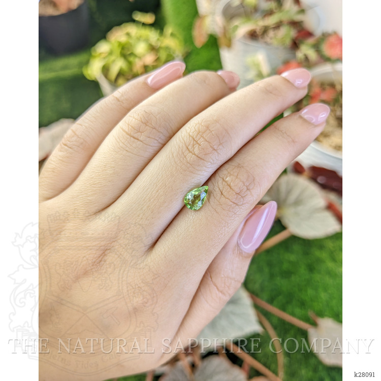 1.06 Ct. Green (Lime Green) Peridot from Pakistan