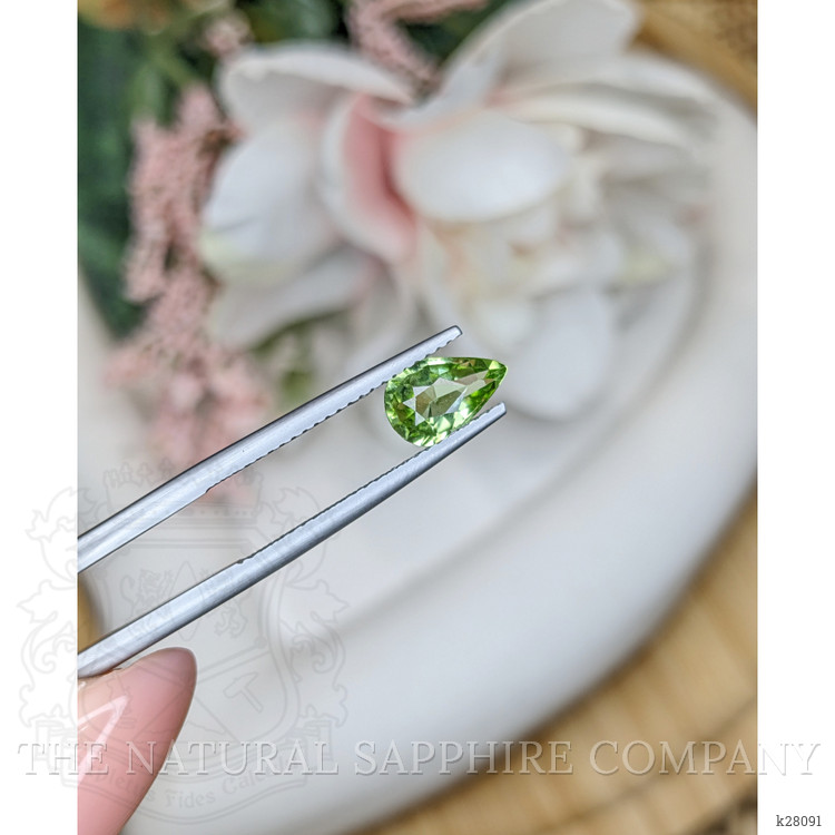 1.06 Ct. Green (Lime Green) Peridot from Pakistan
