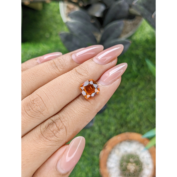 3.54 Ct. Orange Hessonite Garnet