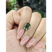 2.92 Ct. Green Zircon from Ceylon (Sri Lanka) Life Style
