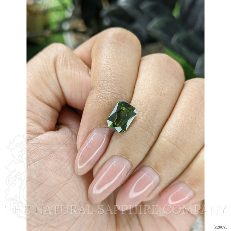 2.92 Ct. Green Zircon from Ceylon (Sri Lanka)
